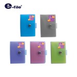สมุดเก็บการ์ดปก PP e-file CD5