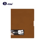 แฟ้มโฮลเดอร์ 20 ซอง MOCHA MOUSSE e-file 721A
