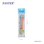 ปากกาลูกลื่นฟรุตตี้ 0.38 mm. FASTER CX916-FAN-3