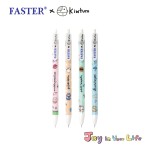 ปากกาลูกลื่นแบบกด FASTER x KIWTUM KTCX911