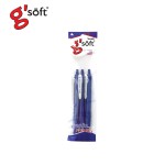 ปากกาลูกลื่นเจล ชนิดกด KNOCK 0.5 mm. g'soft KNOCK-BL-3