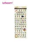 สติ๊กเกอร์กระดาษ พิมพ์ลายตัวอักษร La'boom LST15