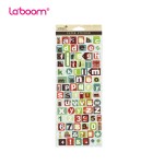 สติ๊กเกอร์กระดาษ พิมพ์ลายตัวอักษร La'boom LST15