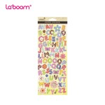 สติ๊กเกอร์กระดาษ พิมพ์ลายตัวอักษร La'boom LST15