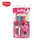 เซ็ต BARBIE สีไม้ กบเหลา ยางลบ Maped BARBIE-SET