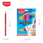 PENCIL COLOR'PEPS X24 CARDBOARD BOX Maped