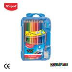ชุดสีไม้ 12 สี Smart Box Maped CO/832032