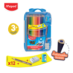ชุดสีไม้ 12 สี Smart Box Maped CO/832032