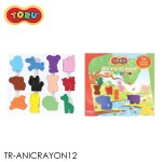 ANIMAL CRAYON TORU TR-ANICRAYON12