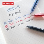 ปากกาเจล my-gel Q 0.5 mm. Dong-A