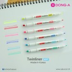 ปากกาเน้นข้อความ Twinliner SOFT DONG-A