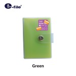 สมุดเก็บการ์ดปก PP e-file CD5