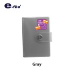 สมุดเก็บการ์ดปก PP e-file CD5
