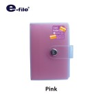 สมุดเก็บการ์ดปก PP e-file CD5