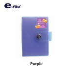 สมุดเก็บการ์ดปก PP e-file CD5