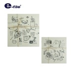 (สินค้ามีตำหนิ) สมุด Graphic Note e-file CNB28