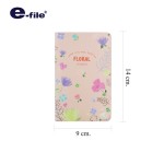สมุดโน๊ตไม่มีเส้น Floral Blank e-file CNB40 , CNB40M