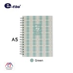 สมุดริมลวดพิมพ์ลาย e-file