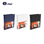 แฟ้ม 3 ห่วง 1.5 นิ้ว เติมไส้ได้ D-Ring e-file