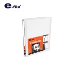 แฟ้ม 3 ห่วง 1.5 นิ้ว เติมไส้ได้ D-Ring e-file