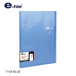 แฟ้มโฮลเดอร์ แฟ้มโชว์เอกสาร 20 ซอง ปกสอด e-file 710A