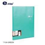 แฟ้มโฮลเดอร์ แฟ้มโชว์เอกสาร 20 ซอง ปกสอด e-file 710A
