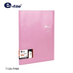 แฟ้มโฮลเดอร์ แฟ้มโชว์เอกสาร 20 ซอง ปกสอด e-file 710A