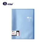 แฟ้มโฮลเดอร์ แฟ้มโชว์เอกสาร 40 ซอง ปกสอด e-file 720A