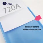 แฟ้มโฮลเดอร์ แฟ้มโชว์เอกสาร 40 ซอง ปกสอด e-file 720A