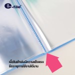 แฟ้มโฮลเดอร์ แฟ้มโชว์เอกสาร 40 ซอง ปกสอด e-file 720A