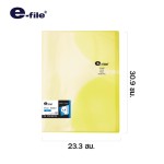 แฟ้มโฮลเดอร์ แฟ้มโชว์เอกสาร 20 ซอง ปกสอด e-file 760A