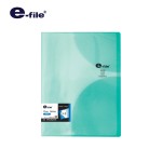 แฟ้มโฮลเดอร์ แฟ้มโชว์เอกสาร 20 ซอง ปกสอด e-file 760A
