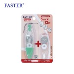 เทปลบคำผิด PRO-LINE+ Extra Long พร้อมไส้เติม FASTER C669+REFILL