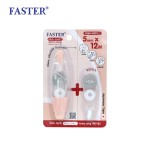 เทปลบคำผิด PRO-LINE+ Extra Long พร้อมไส้เติม FASTER C669+REFILL