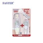 เทปลบคำผิด PRO-LINE+ Extra Long พร้อมไส้เติม FASTER C669+REFILL