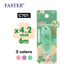 เทปลบคำผิด ลายโคลเวอร์ FASTER C701,C702,C703