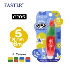 เทปลบคำผิด MOOD เปลี่ยนไส้ได้ FASTER C704,C705,C706