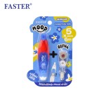 เทปลบคำผิด+รีฟิล MOOD เปลี่ยนไส้ได้ FASTER C705+REFILL