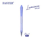ปากกาเจล LUMINE 0.5 mm. หมึกน้ำเงิน FASTER CX718-FAN