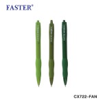 ปากกาเจล MATCHA 0.5 mm. FASTER CX722-FAN