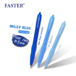 ปากกาเจล MILKY BLUE 0.5 MM. FASTER CX725-FAN
