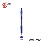 ปากกาลูกลื่นเจล FLICK 0.5 mm. g'soft