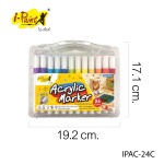 ปากกามาร์คเกอร์สีอะคริลิค i-Paint IPAC-12C , IPAC-24C