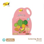 สมุดภาพระบายสีรูปผัก & ผลไม้ คำศัพท์อังกฤษ-ไทย A4 i-Paint IPPT-03