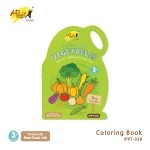 สมุดภาพระบายสีรูปผัก & ผลไม้ คำศัพท์อังกฤษ-ไทย A4 i-Paint IPPT-03