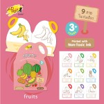 สมุดภาพระบายสีรูปผัก & ผลไม้ คำศัพท์อังกฤษ-ไทย A4 i-Paint IPPT-03