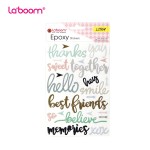 Epoxy Sticker La'boom LST64