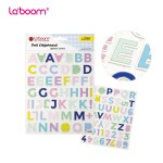 Foil Chipboard Alphabet Sticker La'boom LST66