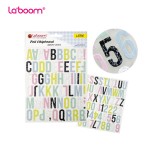 Foil Chipboard Alphabet Sticker La'boom LST66