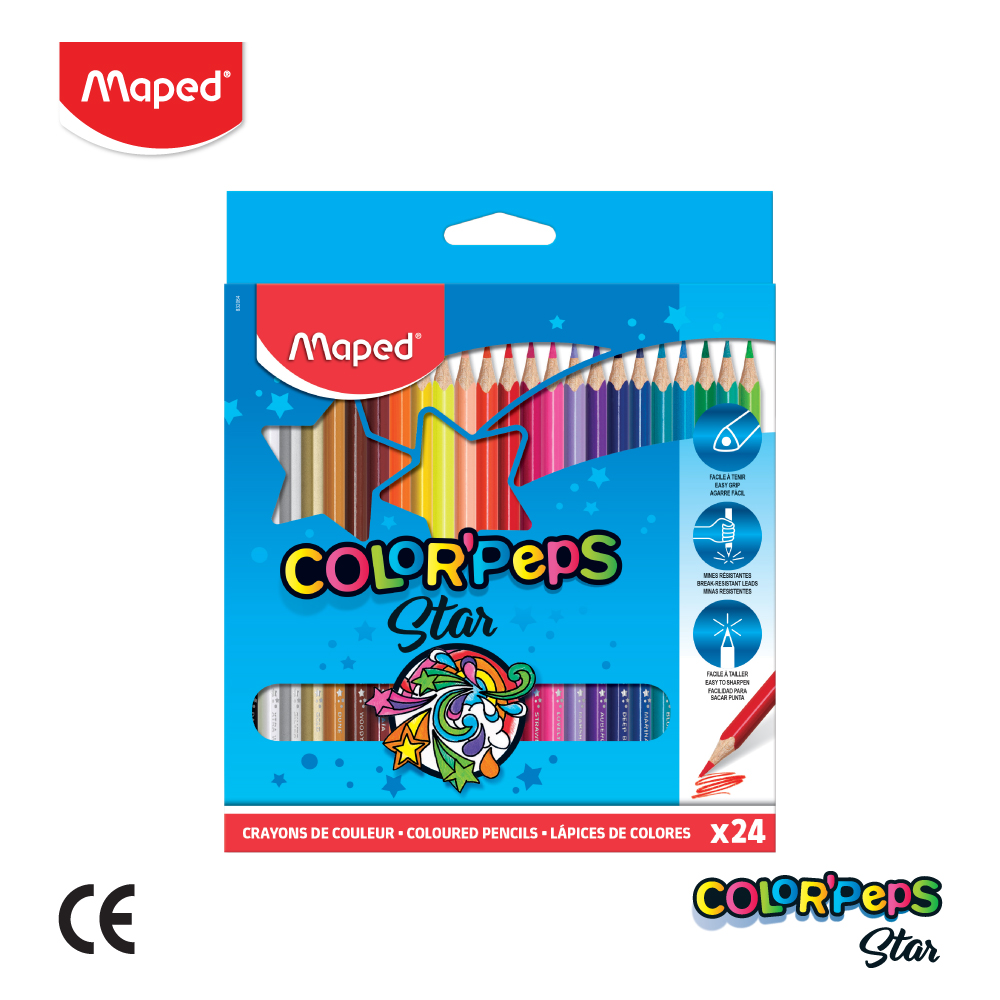 สีไม้ 24 สี COLOR'PEPS Maped CO/832064